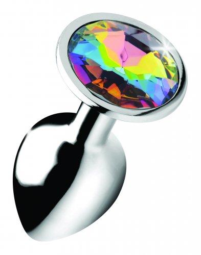 Rainbow Gem Buttplug – Klein