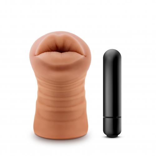 M for Men – Isabella Masturbator Met Bullet Vibrator – Mond