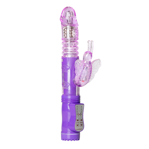 Stotende Butterfly Vibrator – Paars